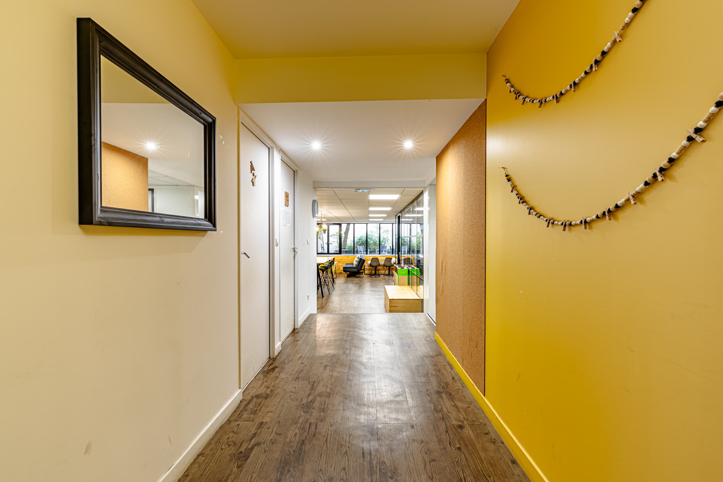 Terrasse végétalisée de 90m² au 2ème étage