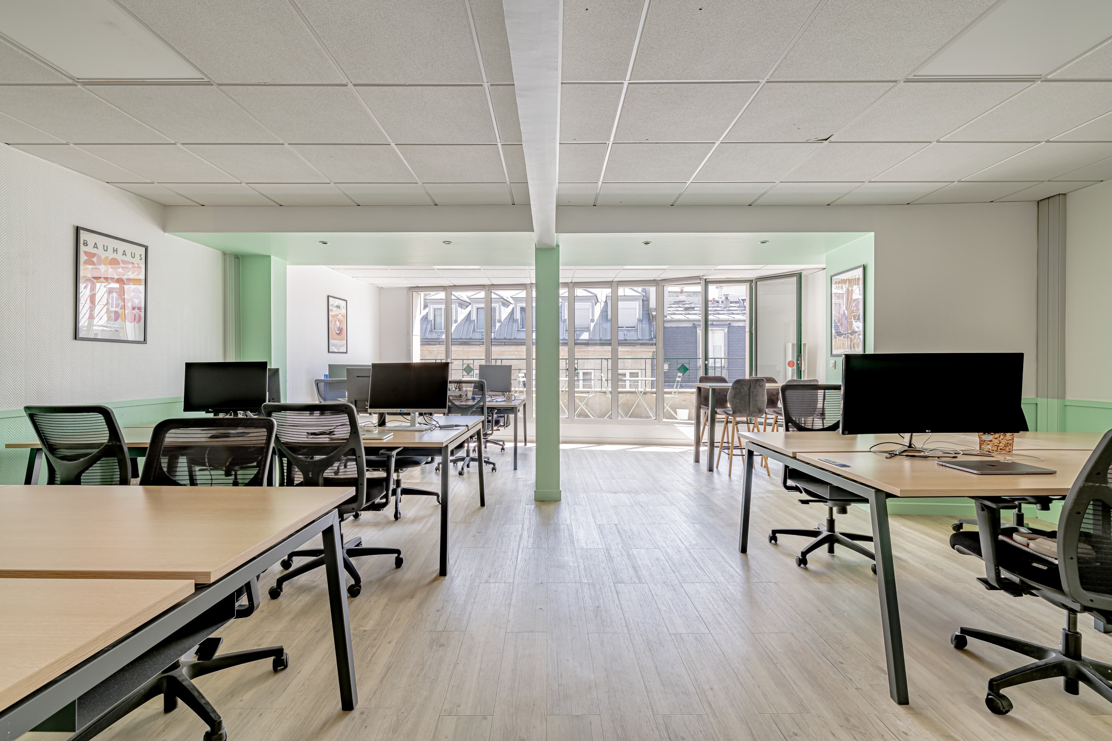 Zone équipe sur plateau privatif