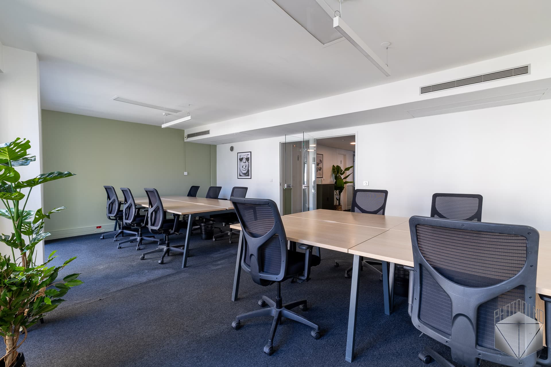 Bureau fermé 10 postes Espace Cadet