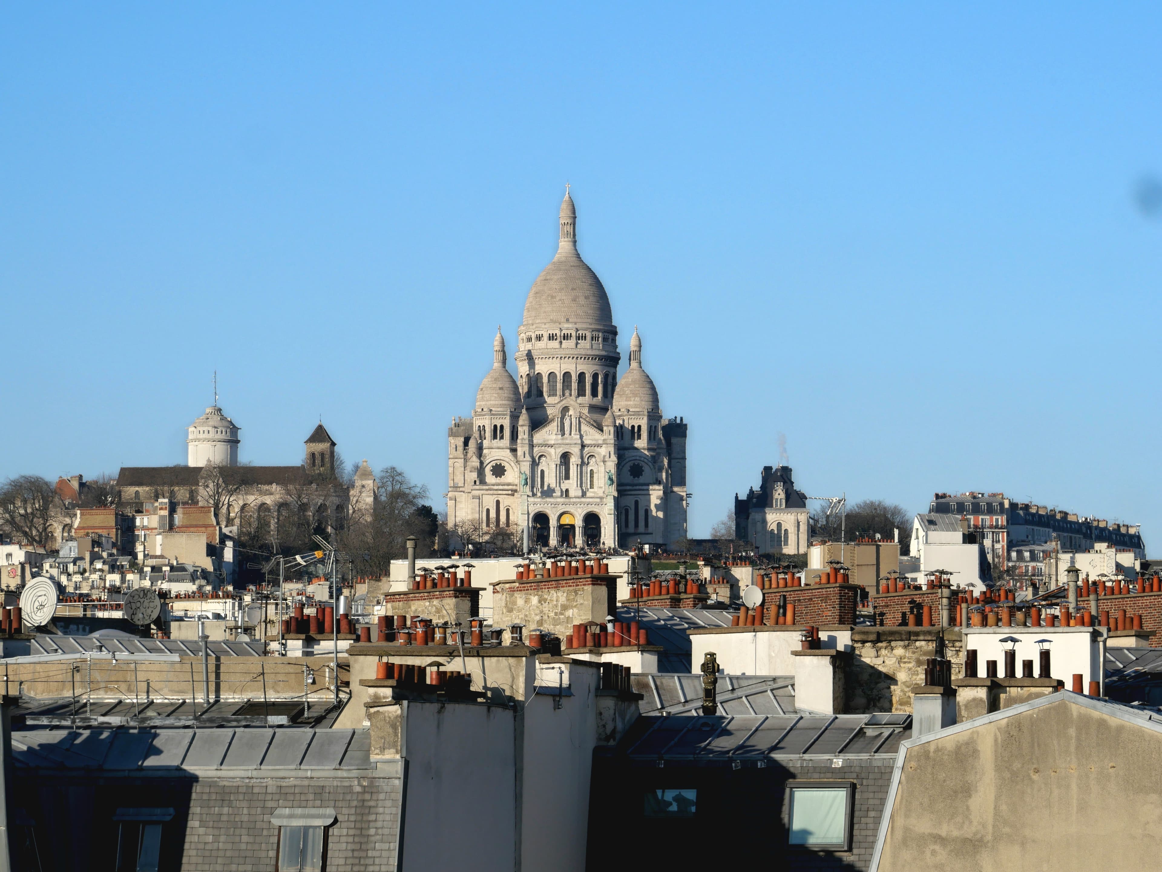 Vue rooftop du coworking Espace Cadet